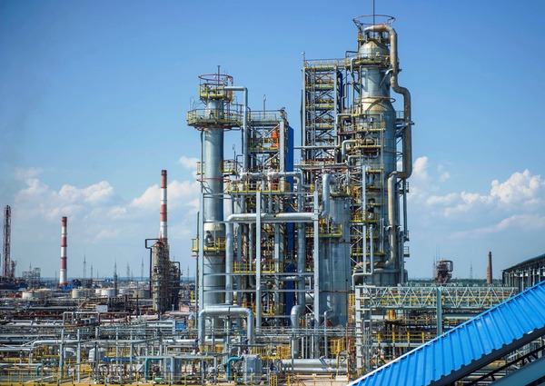 the Oil Refinery. ELOU- AVT-6 unit/