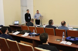 Egor Stepanov and Roman Sadykov presented their report on «Technology and production automation»