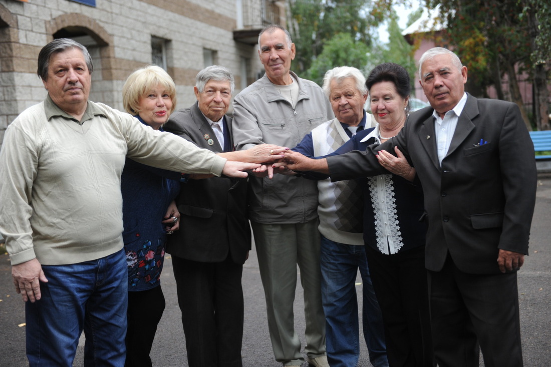 The core group of Veterans of Labour and World War II Organization of Gazprom neftekhim Salavat