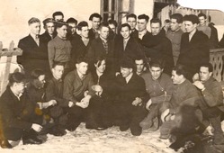Team of employees, shop No.6, 1955